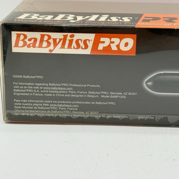BabylissPro Professional 430°F 1 1/4" Porcelain Ceramic Curling Iron New - Picture 10 of 12